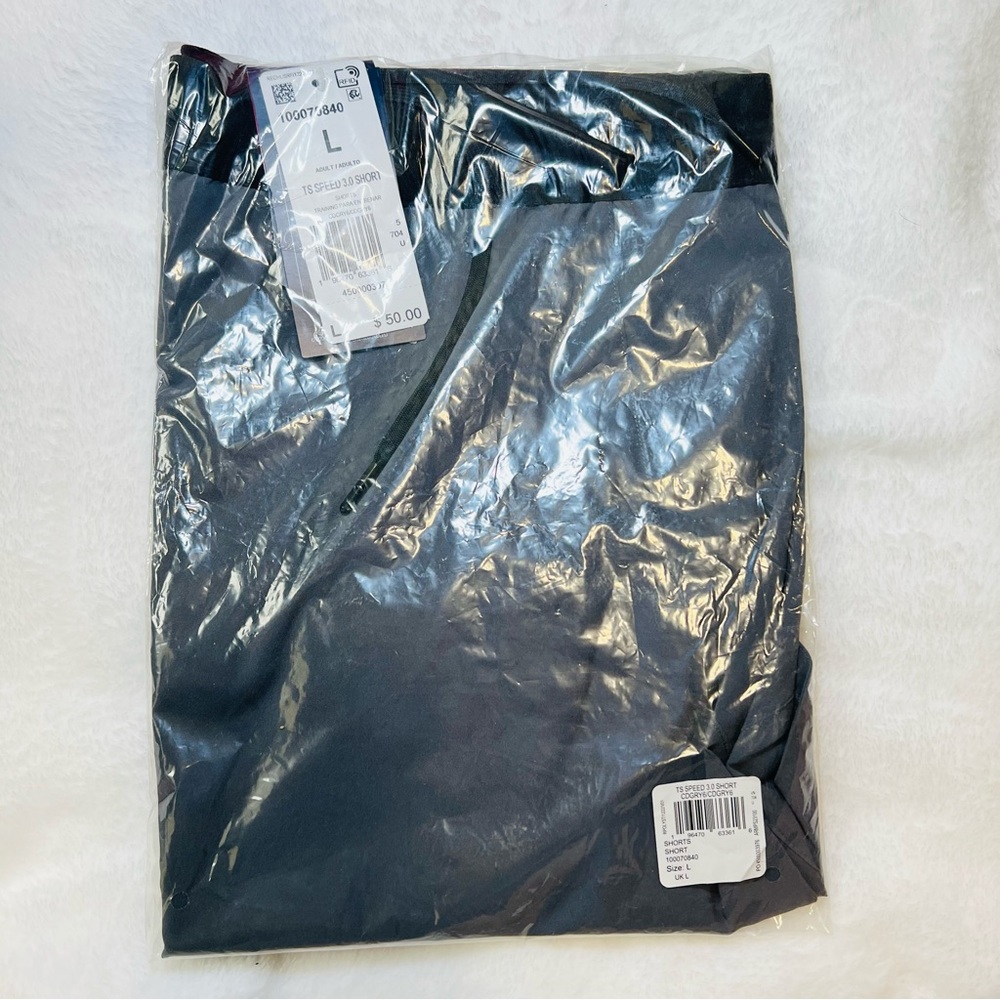 Reebok Speed 3.0 Shorts Cold Grey 6 - Large - NEW